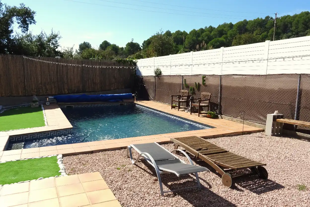 Swimming pool of Detached homes for sale in Sant Quirze del Vallès  with Heating, Private garden and Parquet flooring
