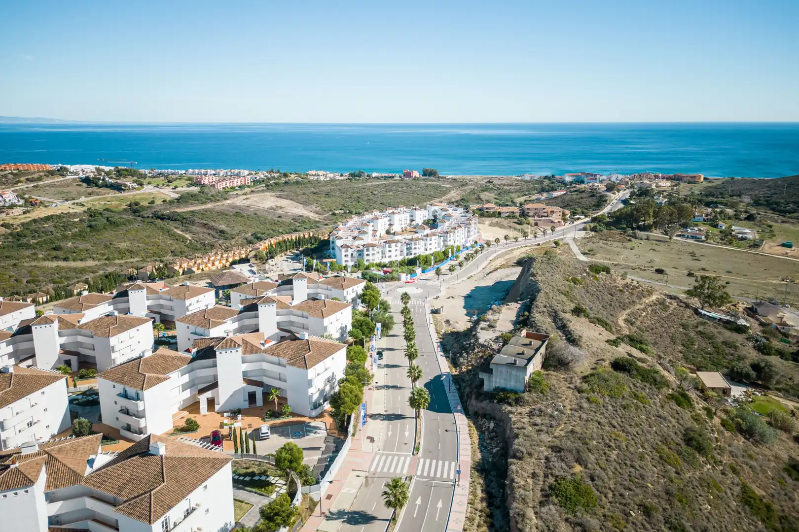Exterior view of Ground floor for sale in Manilva  with Air Conditioner, Terrace and Swimming Pool