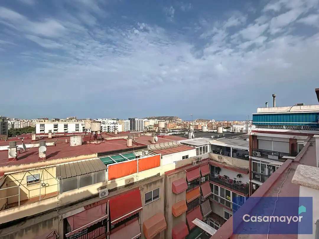 Exterior view of Flat for rent in Alicante / Alacant  with Air Conditioner, Heating and Furnished