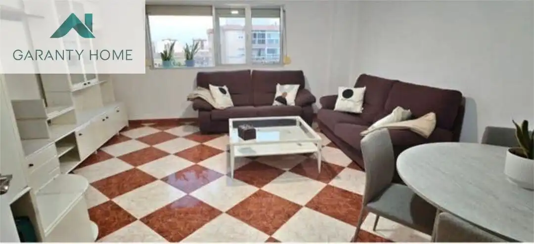Living room of Flat for rent in Málaga  with Furnished