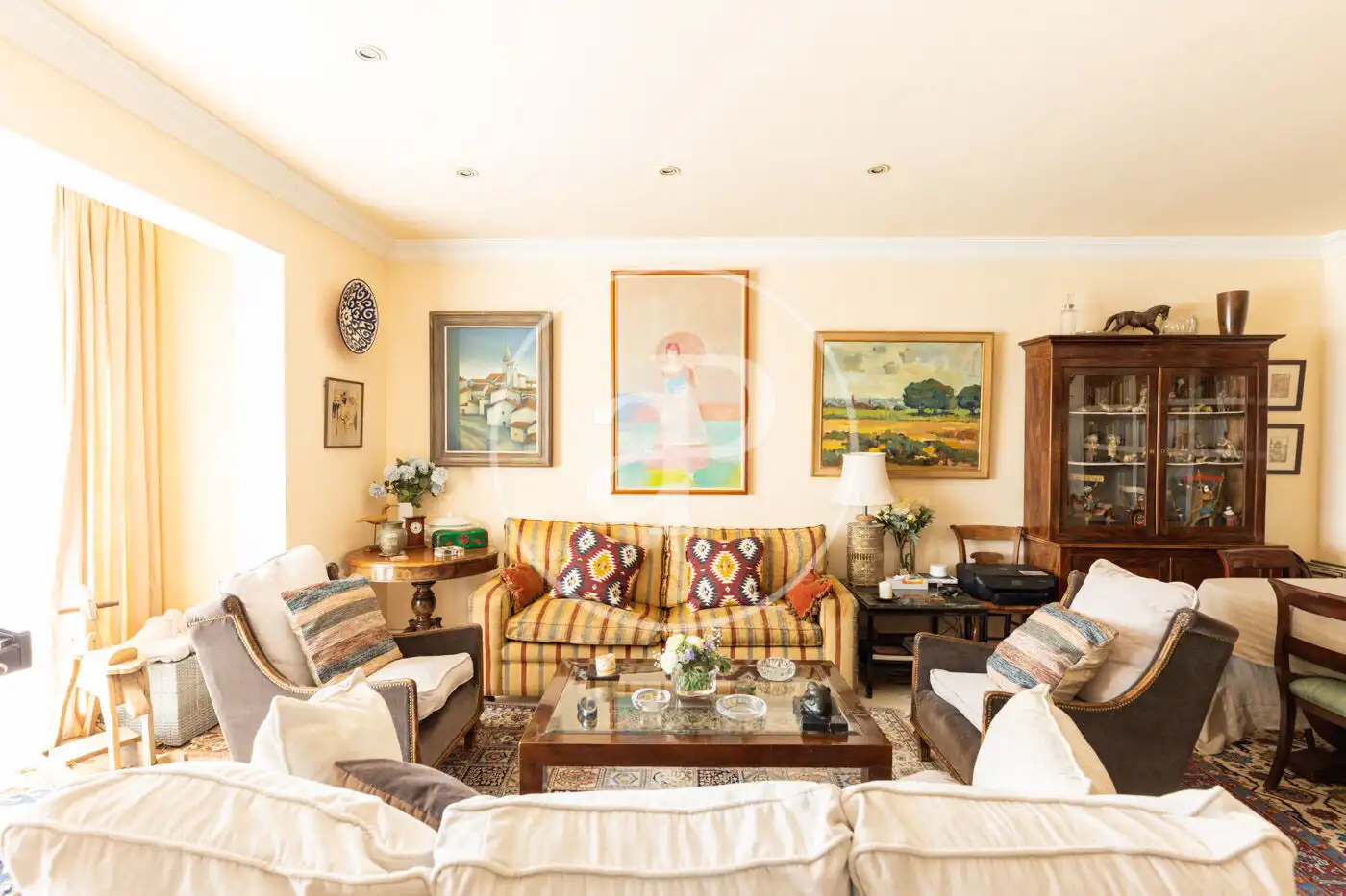 Living room of Houses for rent in  Palma de Mallorca  with Air Conditioner, Private garden and Terrace