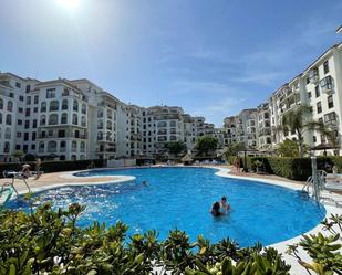 Exterior view of Flat to rent in Manilva  with Terrace, Furnished and Alarm