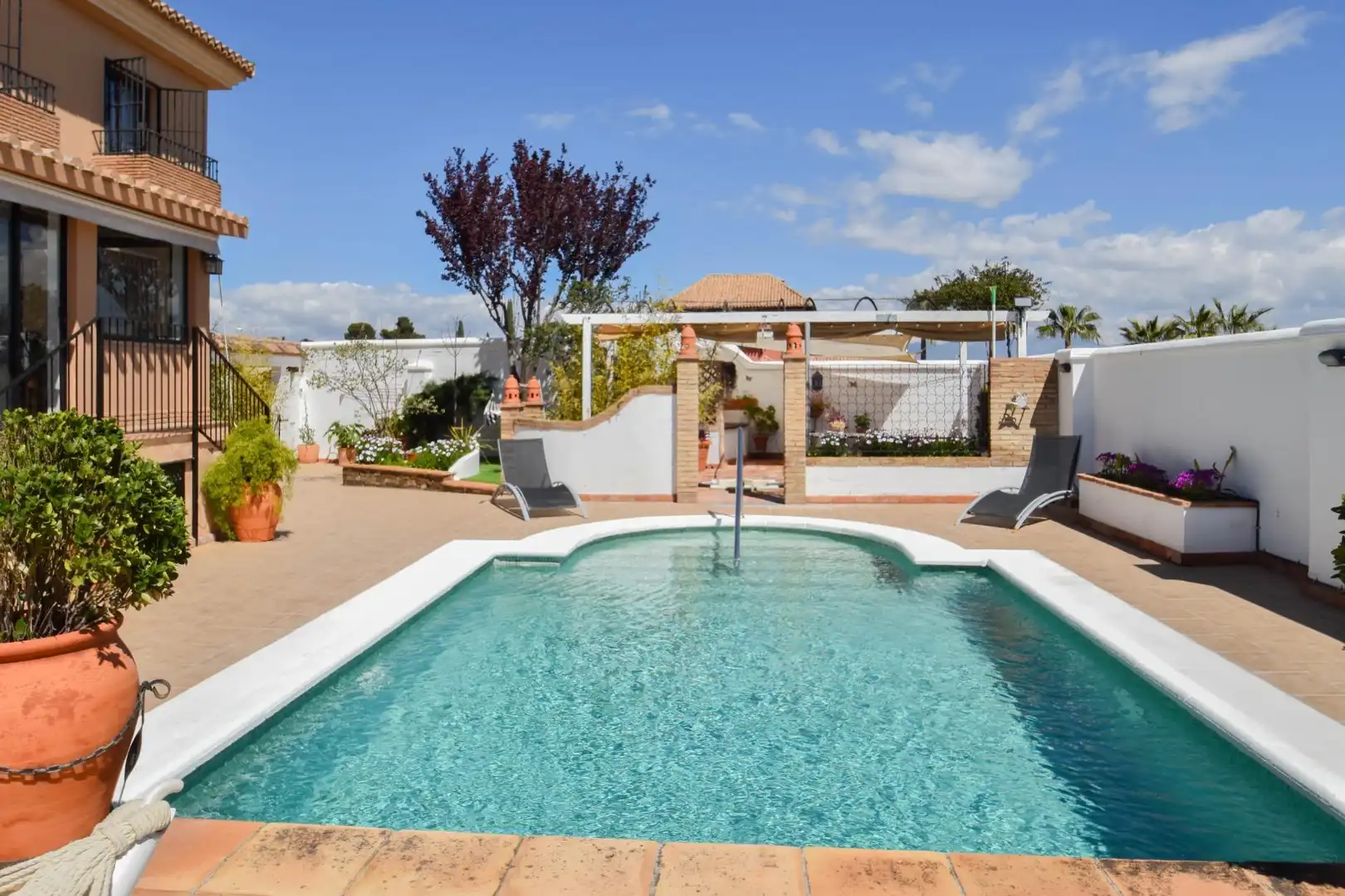 Piscina de Casa o xalet en venda en Las Gabias amb Aire condicionat, Calefacció i Jardí privat