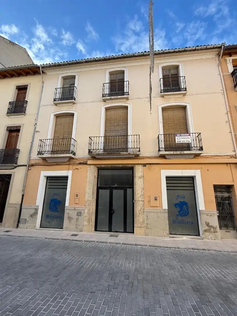 Vista exterior de Casa adosada en venta en Albaida con Terraza, Trastero y Balcón