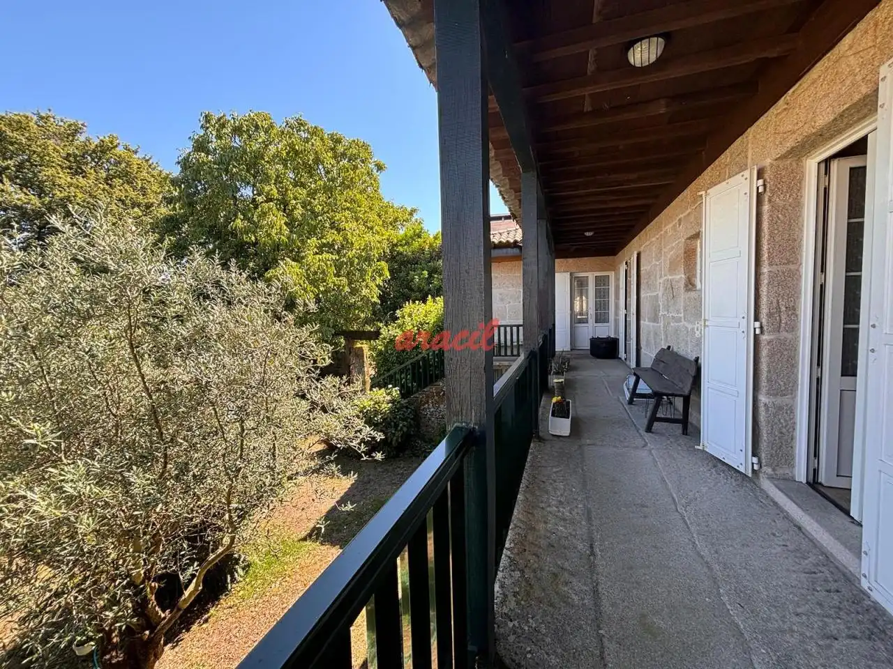 Terrassa de Finca rústica en venda en Vilamarín amb Calefacció, Jardí privat i Terrassa
