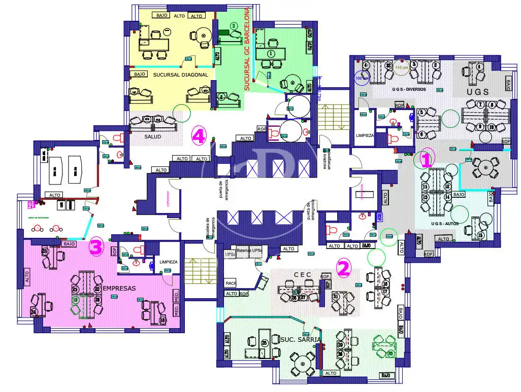 Büro mit Aufzug zum Verkauf in Av. Diagonal, imagen 21