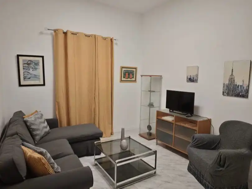 Wohnzimmer von Wohnung zur Miete in Las Palmas de Gran Canaria mit Möbliert, Waschmaschine und Mikrowelle