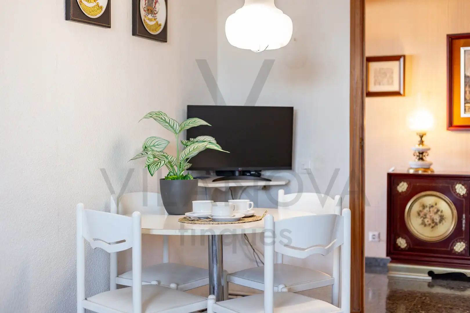 Wohnzimmer von Dachboden zum Verkauf in Reus mit Heizung, Terrasse und Abstellraum