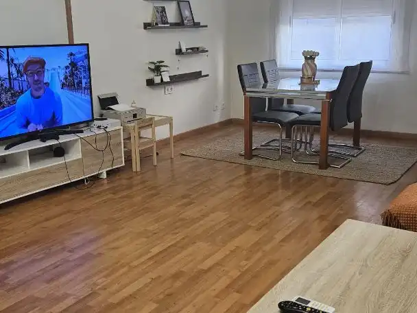 Sala de estar de Piso en venta en Santa Coloma de Gramenet con Aire acondicionado, Terraza y Balcón