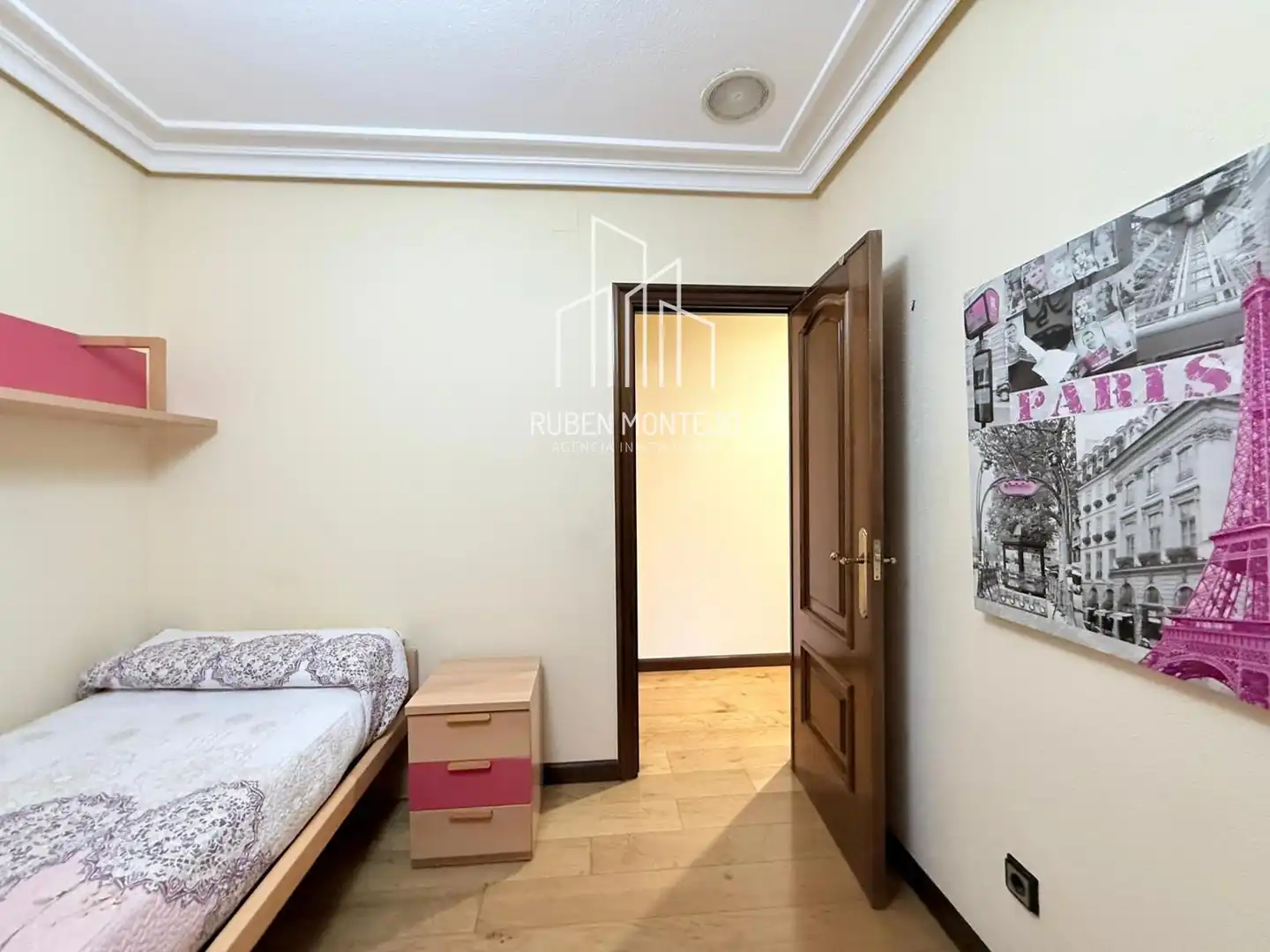Schlafzimmer von Wohnung zur Miete in Salamanca mit Heizung, Parkett und Terrasse