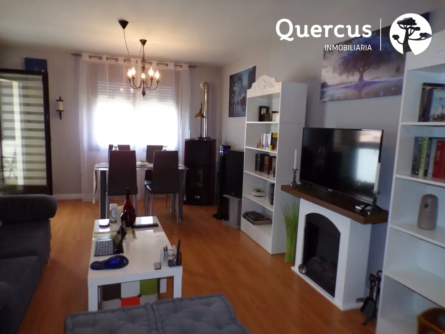 Sala de estar de Piso en venta en Cantimpalos con Calefacción, Terraza y Trastero