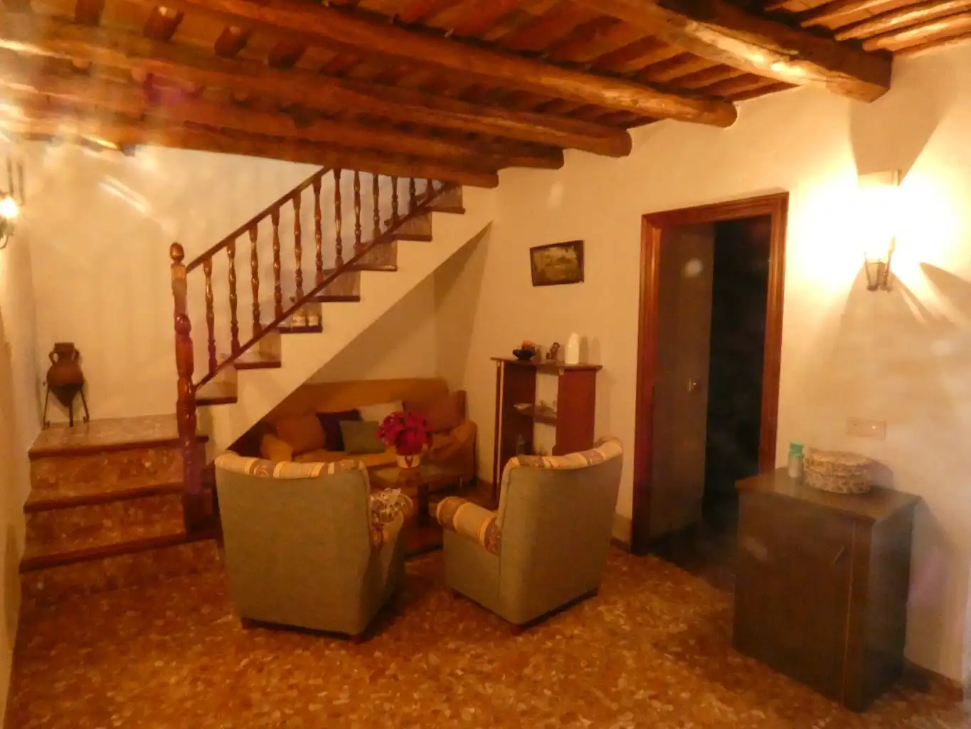 Sala de estar de Casa o chalet en venta en Alanís con Aire acondicionado, Terraza y Amueblado