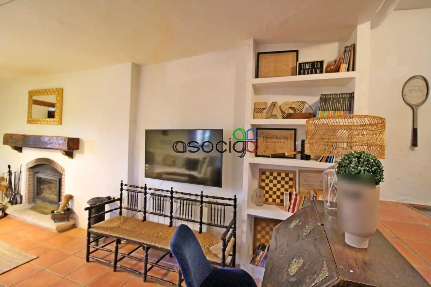 Sala de estar de Casa o chalet en venta en Heras de Ayuso con Jardín privado, Terraza y Piscina
