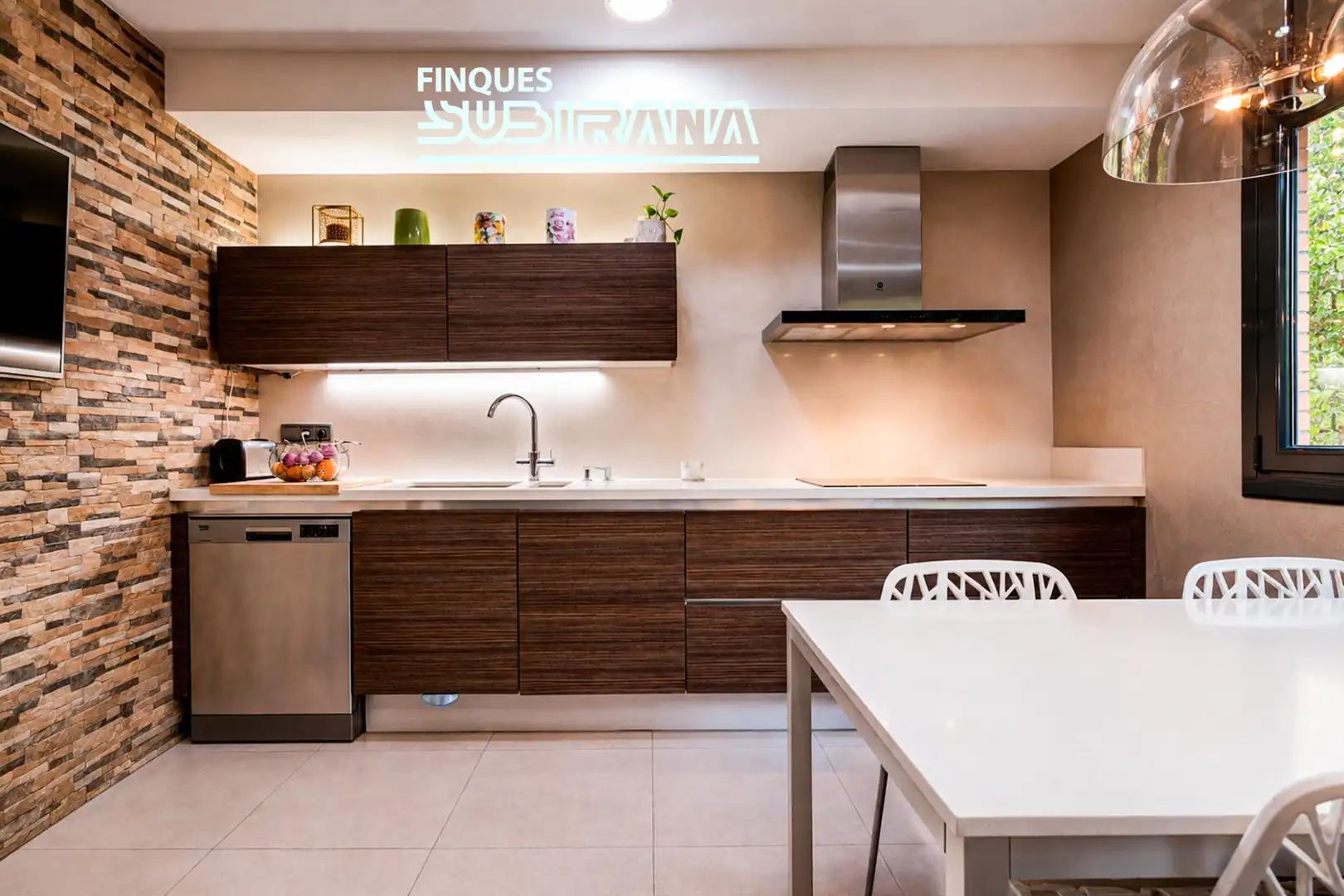 Cocina de Casa o chalet en venta en Vilanova del Camí con Aire acondicionado, Calefacción y Jardín privado