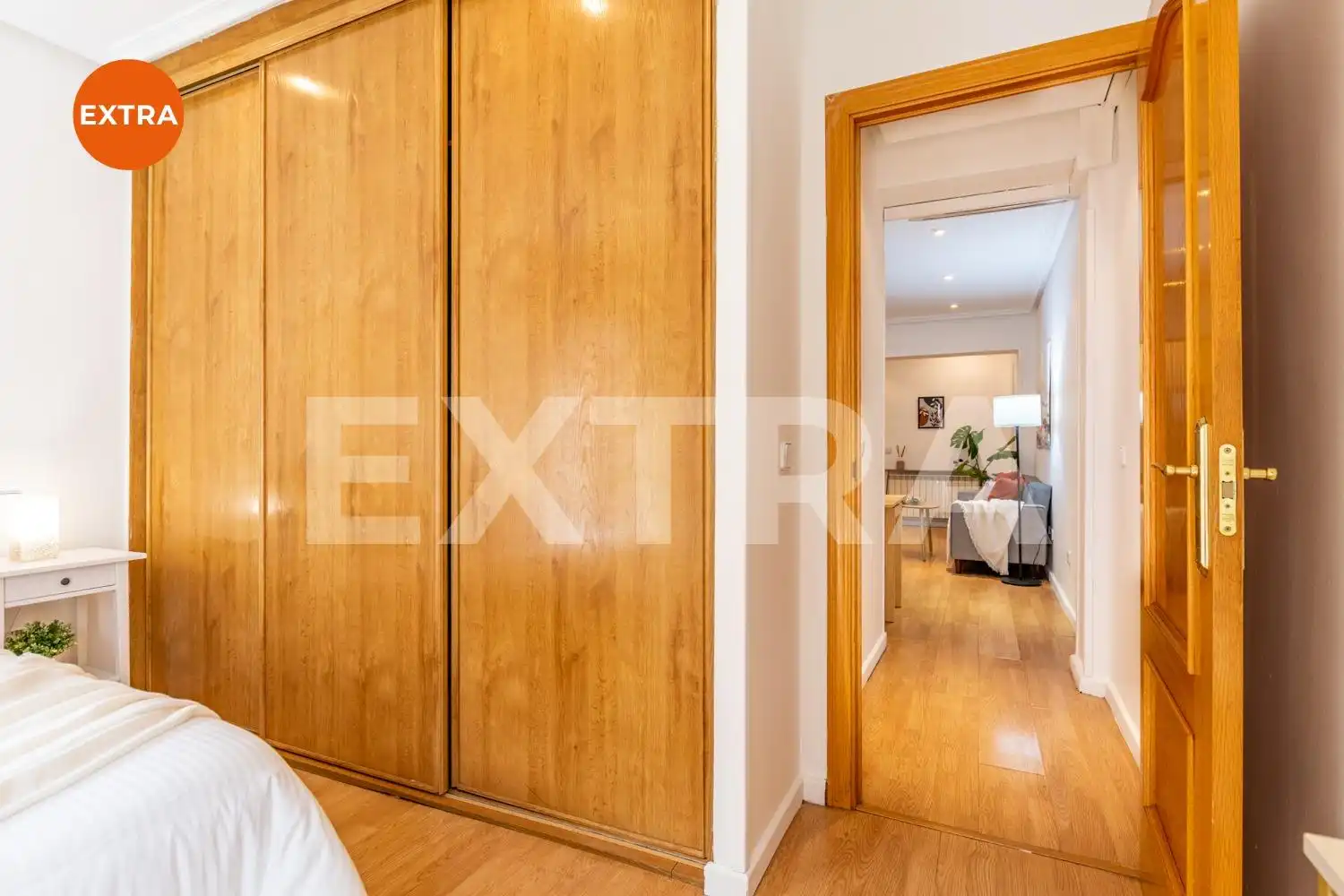Schlafzimmer von Wohnung zum Verkauf in Madrid mit Klimaanlage, Heizung und Balkon