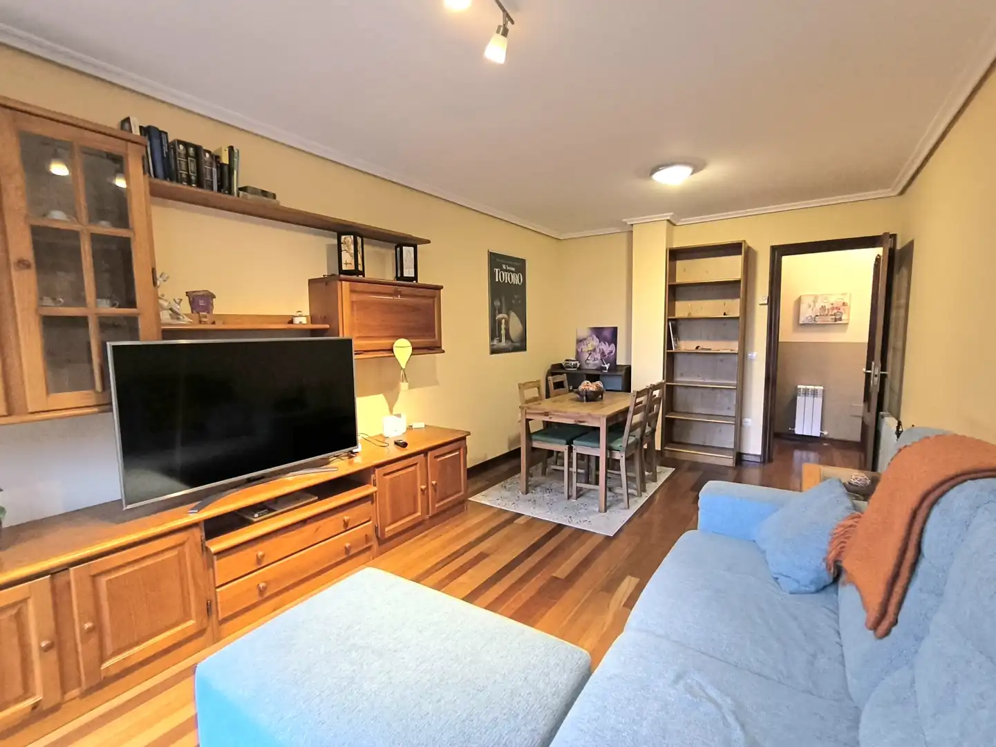 Living room of Flat for rent in Piélagos  with Heating, Private garden and Parquet flooring