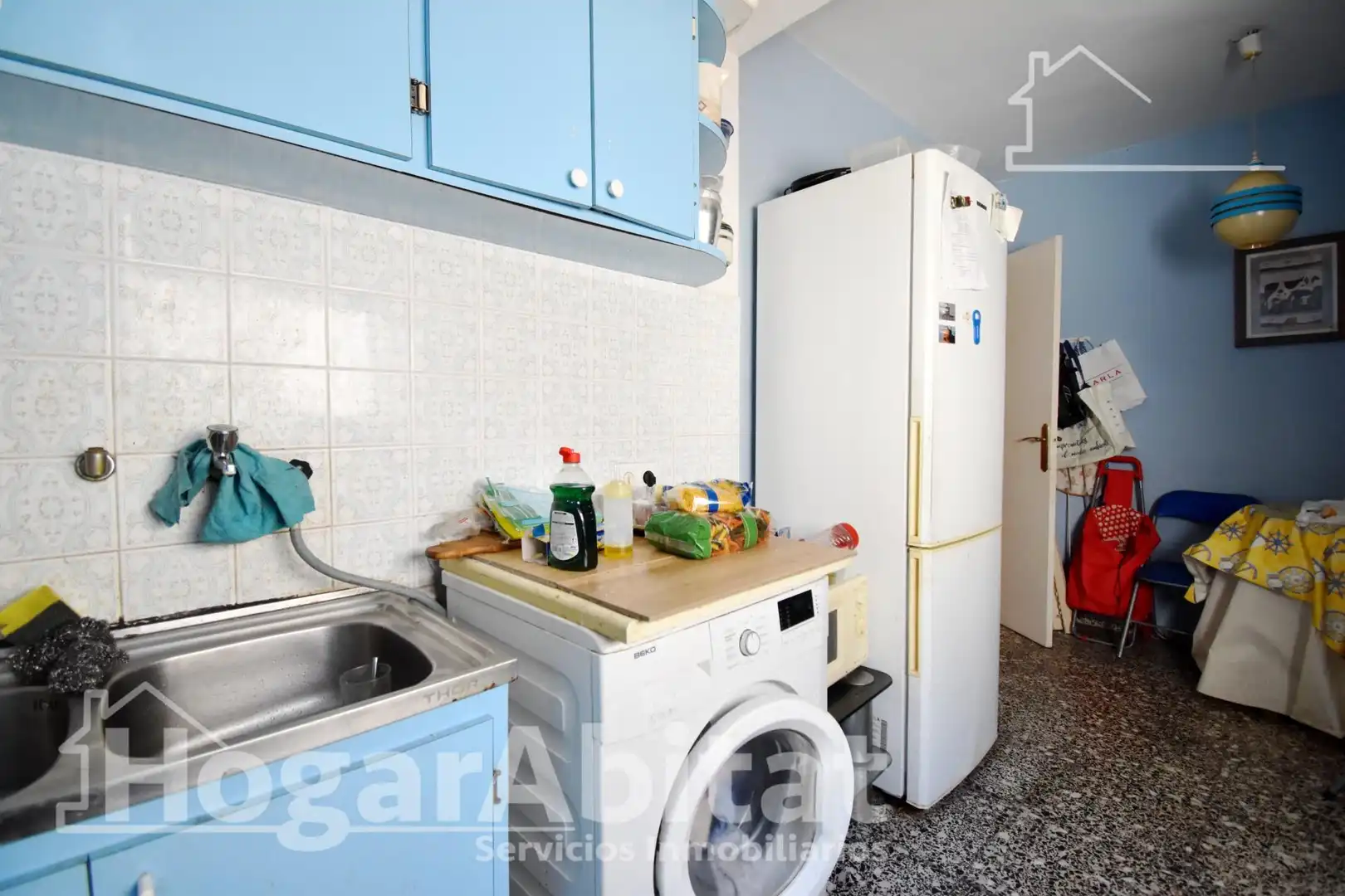 Cocina de Piso en venta en Gandia con Terraza, Amueblado y Balcón