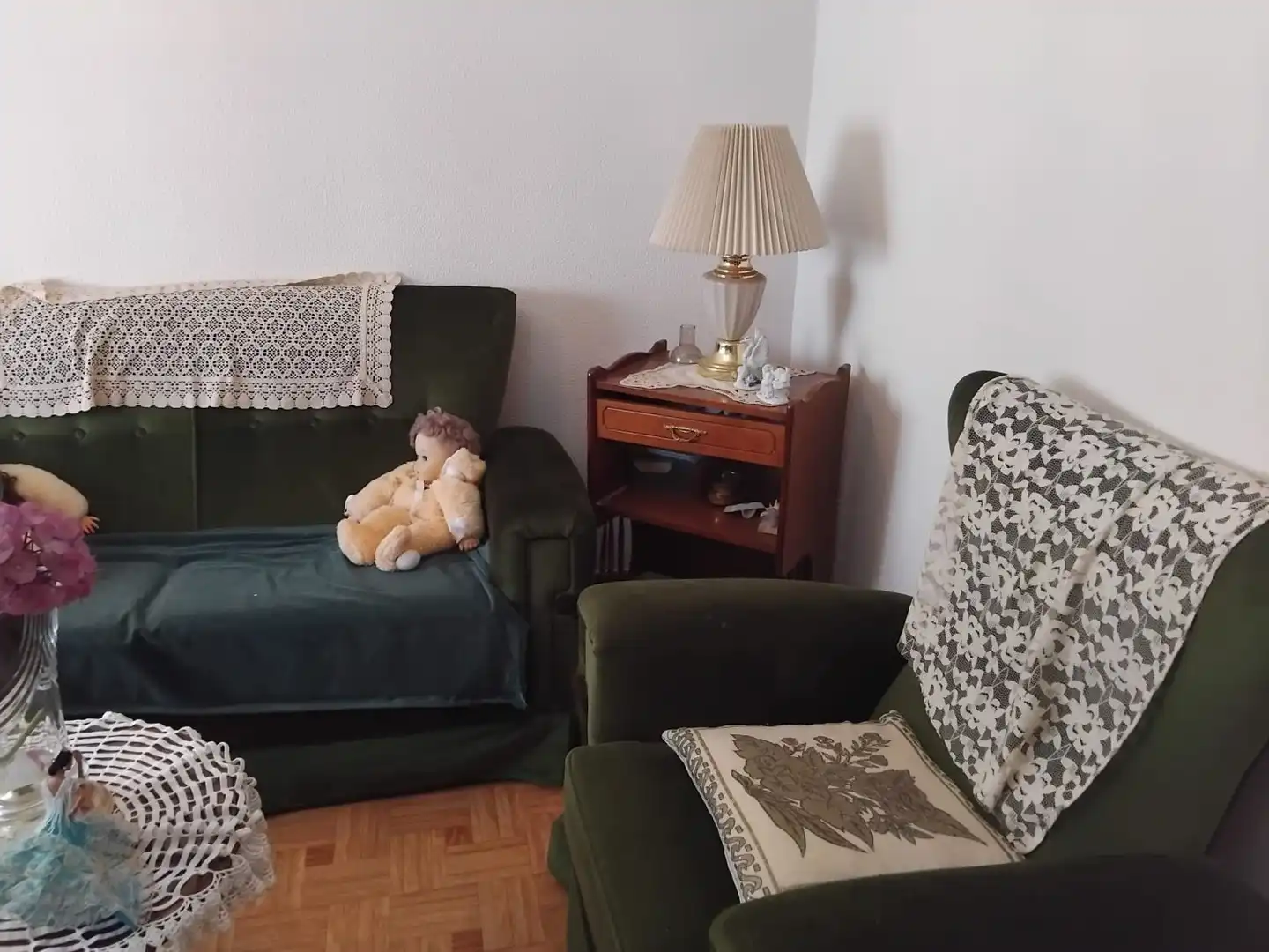 Sala d'estar de Pis en venda en Palencia amb Calefacció, Parquet i Terrassa