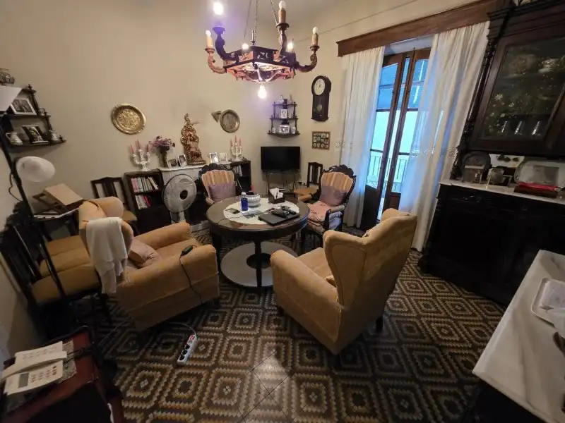 Sala de estar de Piso en venta en Plasencia con Calefacción, Jardín privado y Parquet