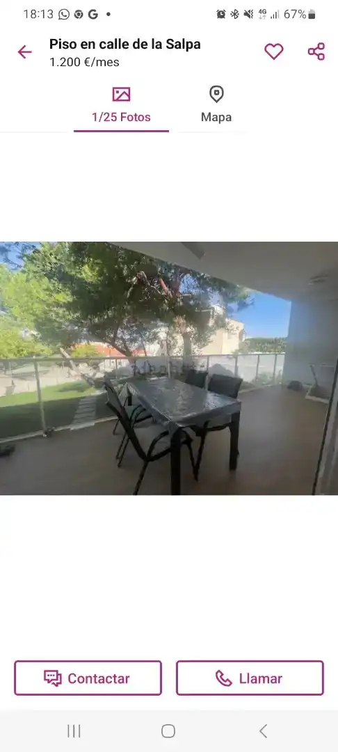Terrassa de Pis en venda en Playa de San Juan - El Cabo de las Huertas