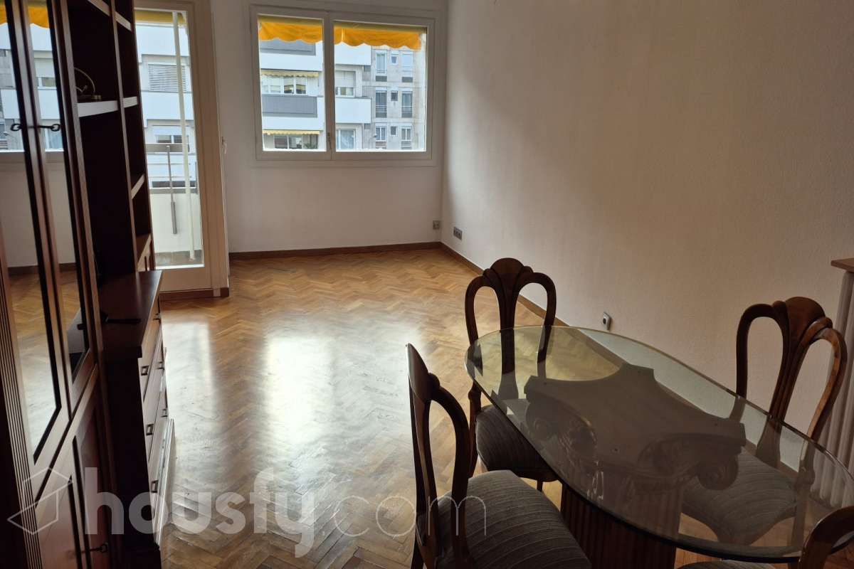 Living room of Flat to rent in  Barcelona Capital  with Air Conditioner, Parquet flooring and Terrace