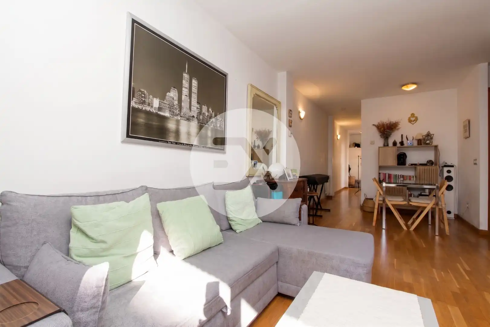 Living room of Flat for sale in Castelldefels  with Air Conditioner, Heating and Parquet flooring