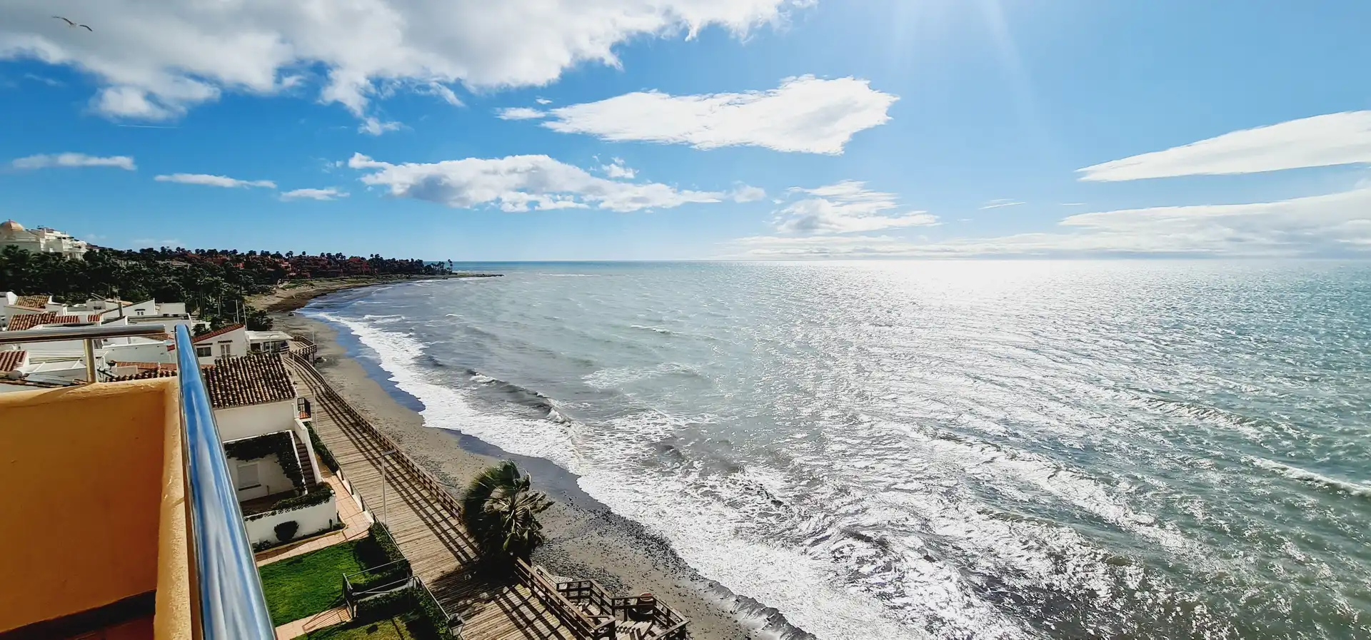 Exterior view of Study for sale in Estepona  with Air Conditioner, Heating and Terrace