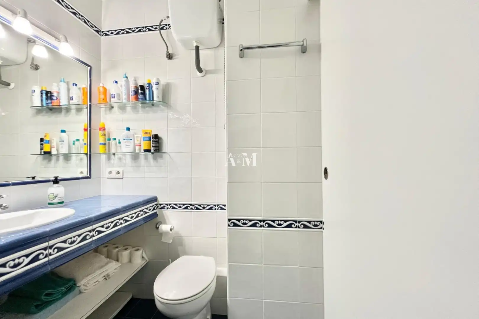 Badezimmer von Wohnung zur Miete in Orihuela mit Klimaanlage, Heizung und Terrasse