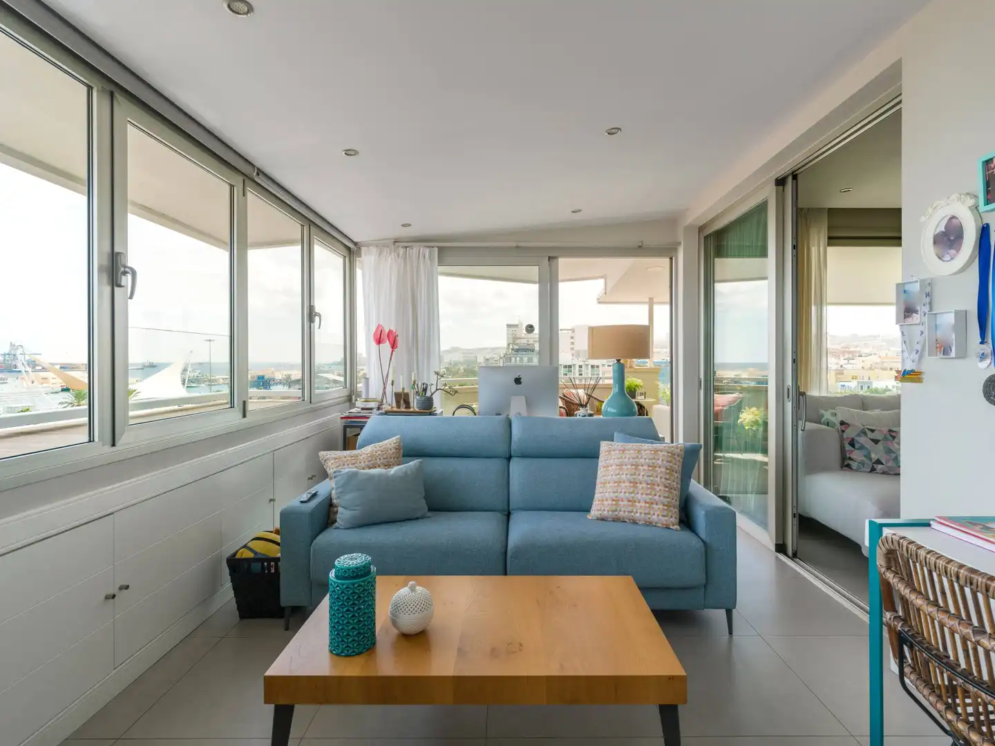 Sala d'estar de Àtic en venda en Las Palmas de Gran Canaria amb Aire condicionat, Terrassa i Traster