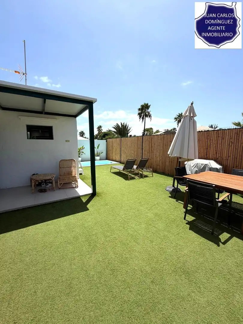 Terrassa de Casa o xalet de lloguer en San Bartolomé de Tirajana amb Aire condicionat, Jardí privat i Terrassa
