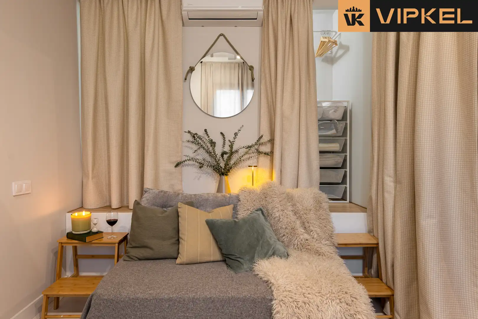 Bedroom of Flat for sale in Barcelona  with Air Conditioner, Heating and Furnished