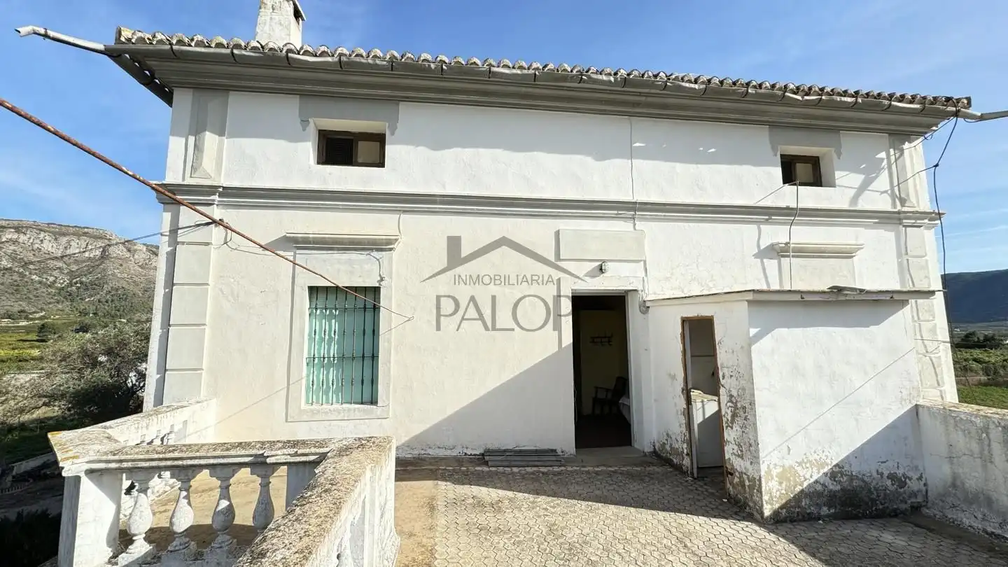 Vista exterior de Finca rústica en venta en Benifairó de la Valldigna con Terraza