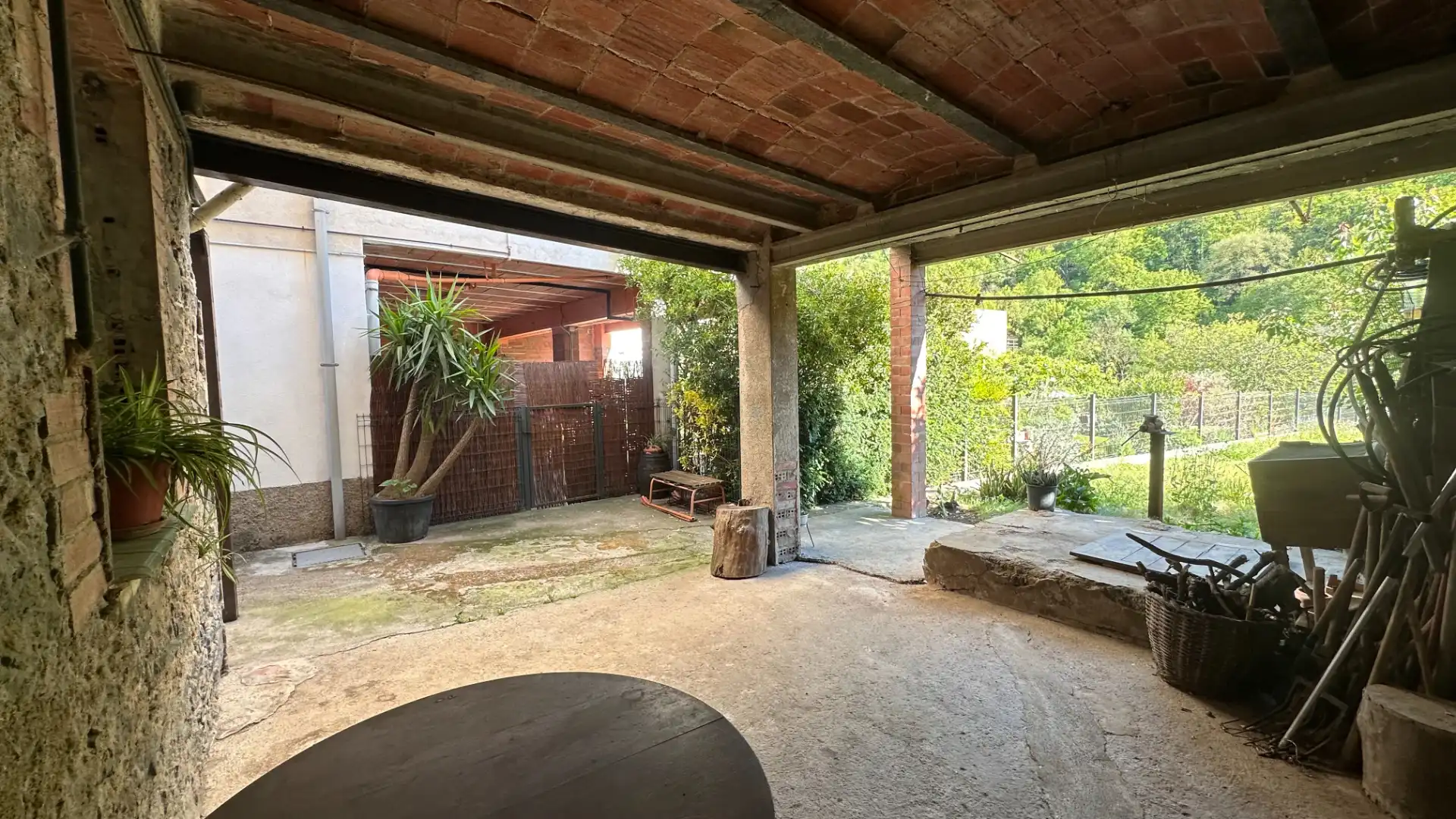 Terraza de Casa adosada en venta en Castellfollit de la Roca con Calefacción, Jardín privado y Terraza