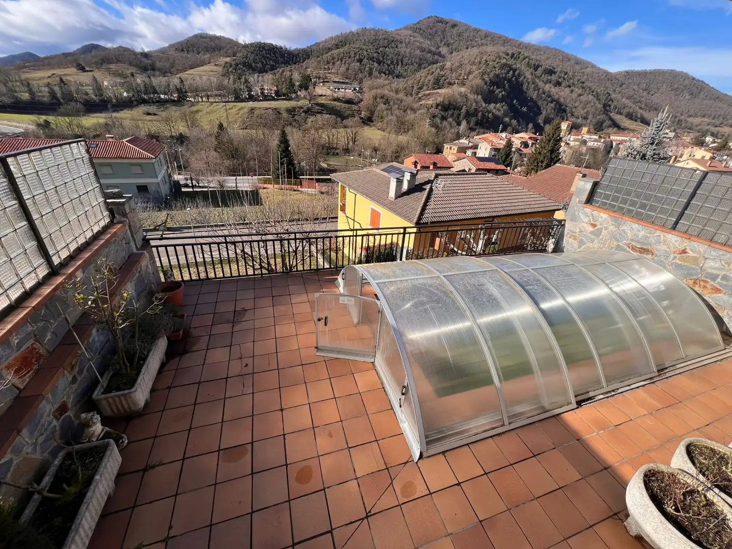 Terrace of Detached homes for sale in Sant Pau de Segúries  with Heating, Parquet flooring and Terrace