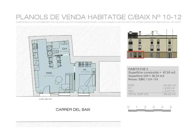 Loft en Venta en Carrer de Baix, 10 en Barri del Centre