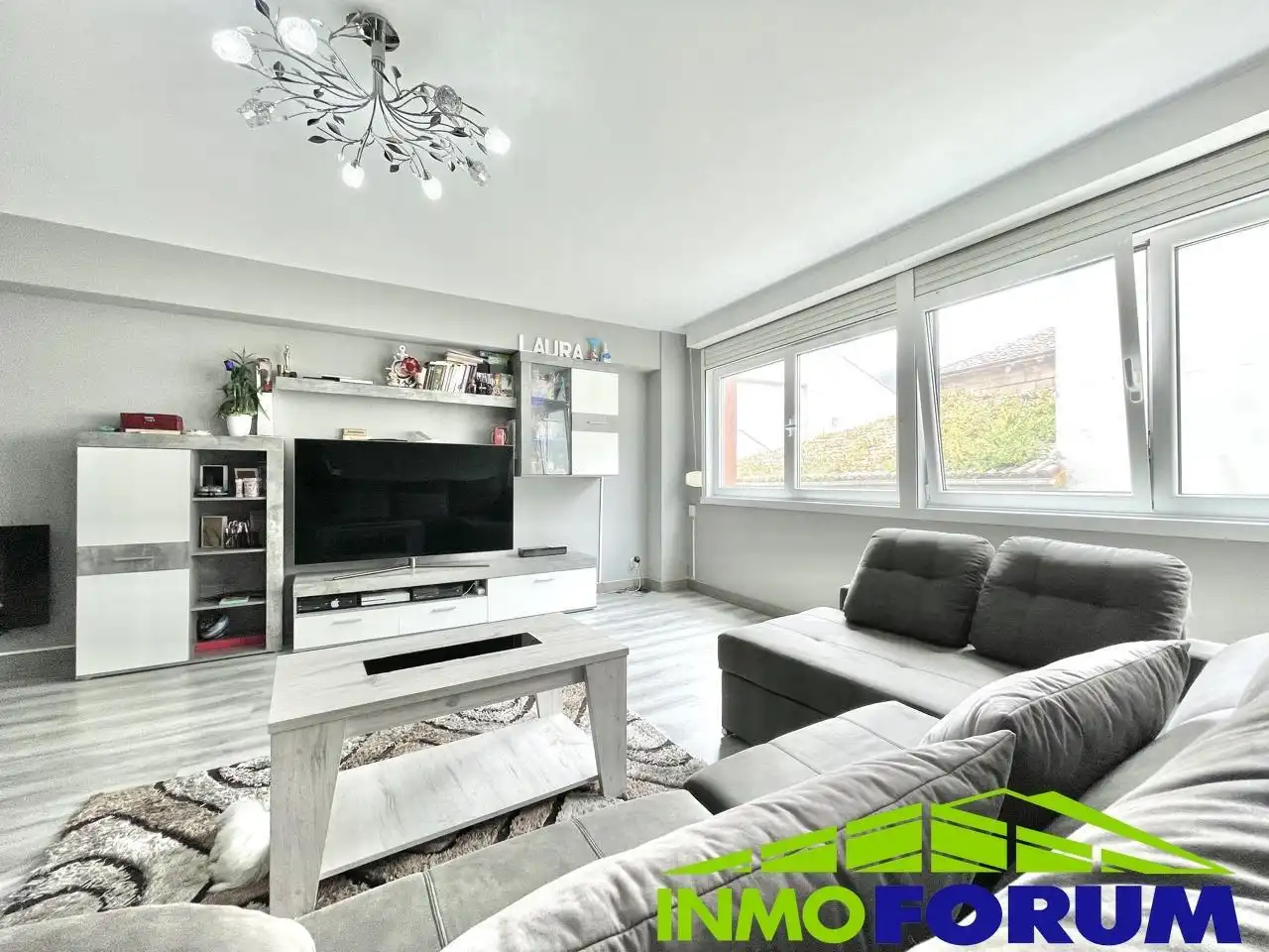 Sala de estar de Piso en venta en A Coruña Capital 