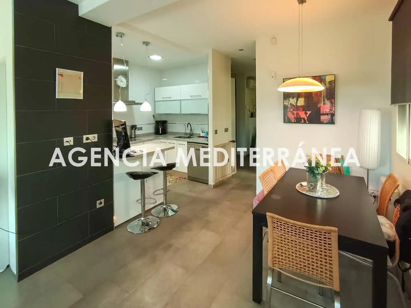 Kitchen of Attic for sale in Valencia  with Air Conditioner, Heating and Terrace