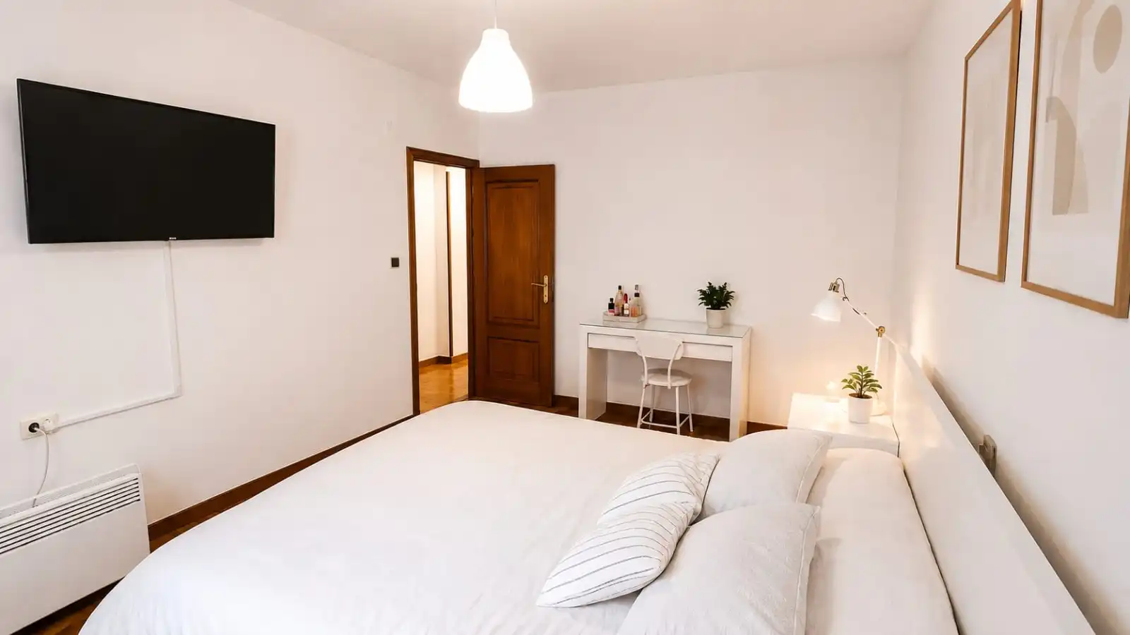 Schlafzimmer von Wohnung zum Verkauf in Ermua mit Heizung, Möbliert und Ofen