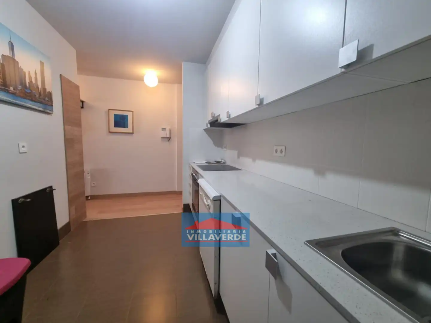 Küche von Wohnung zum Verkauf in Cangas  mit Terrasse, Abstellraum und Möbliert