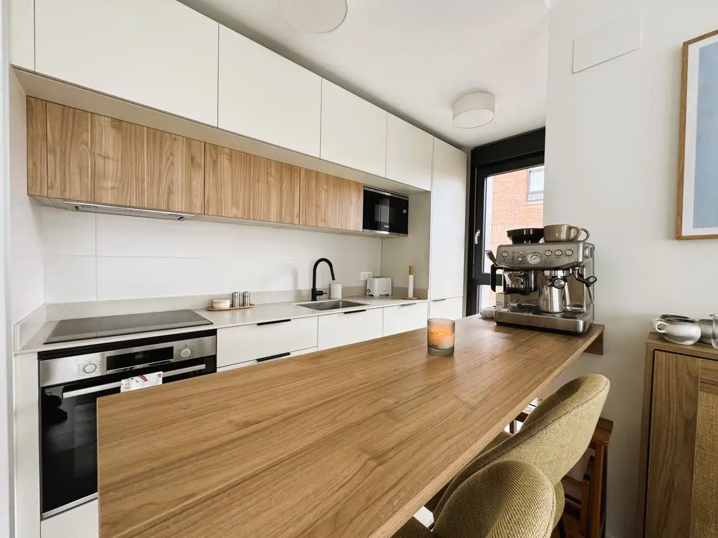 Cocina de Dúplex en venta en Getxo  con Aire acondicionado, Calefacción y Jardín privado