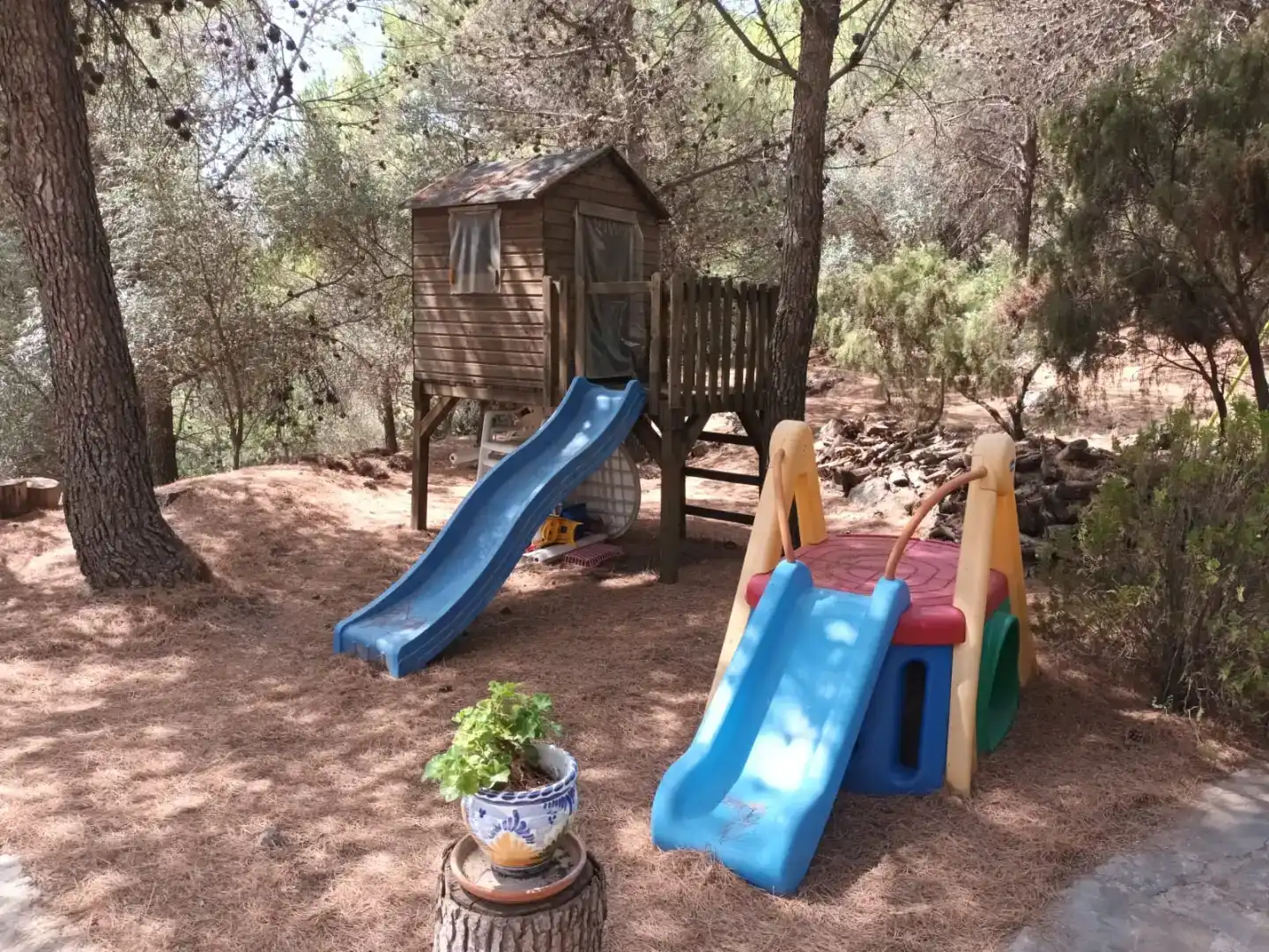 Jardí de Finca rústica en venda en Yunquera amb Piscina