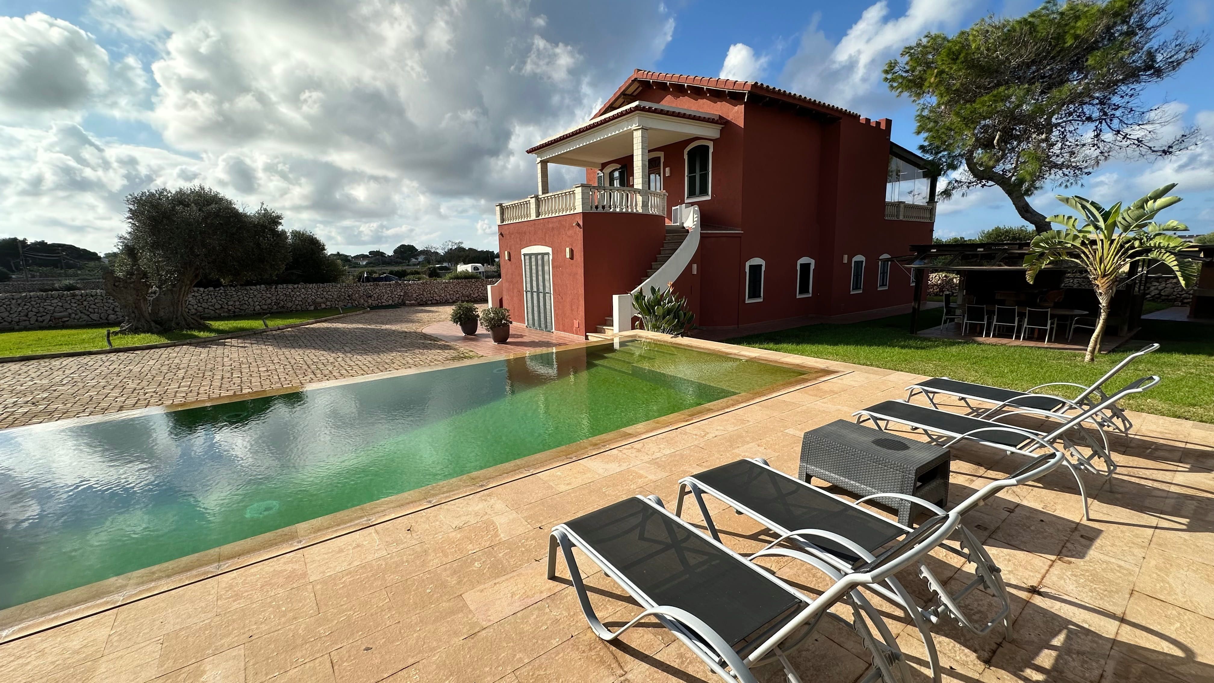 Piscina de Finca rústica en venda en Ciutadella de Menorca amb Aire condicionat, Calefacció i Jardí privat