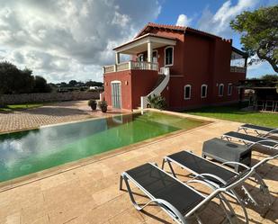 Swimming pool of Country house for sale in Ciutadella de Menorca  with Air Conditioner, Heating and Private garden