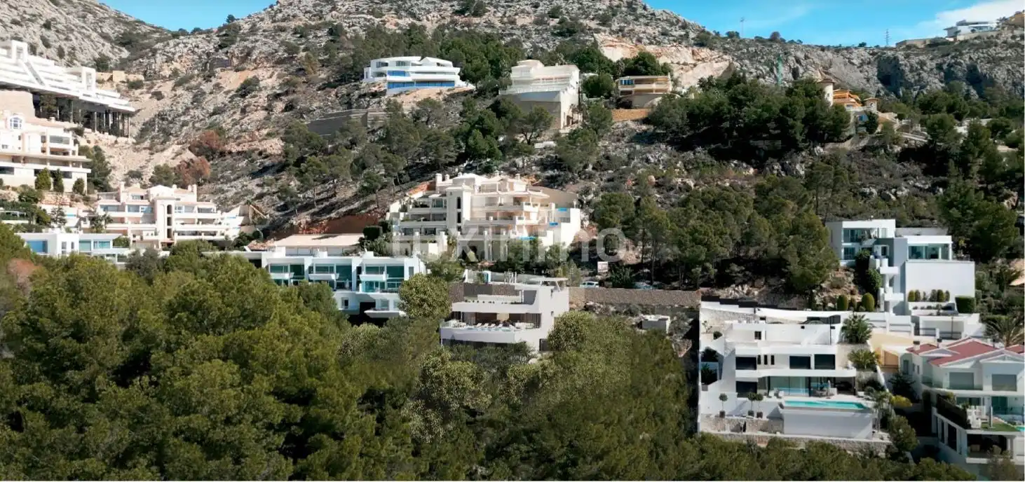 Außenansicht von Haus oder Chalet zum Verkauf in Altea mit Klimaanlage, Heizung und Terrasse
