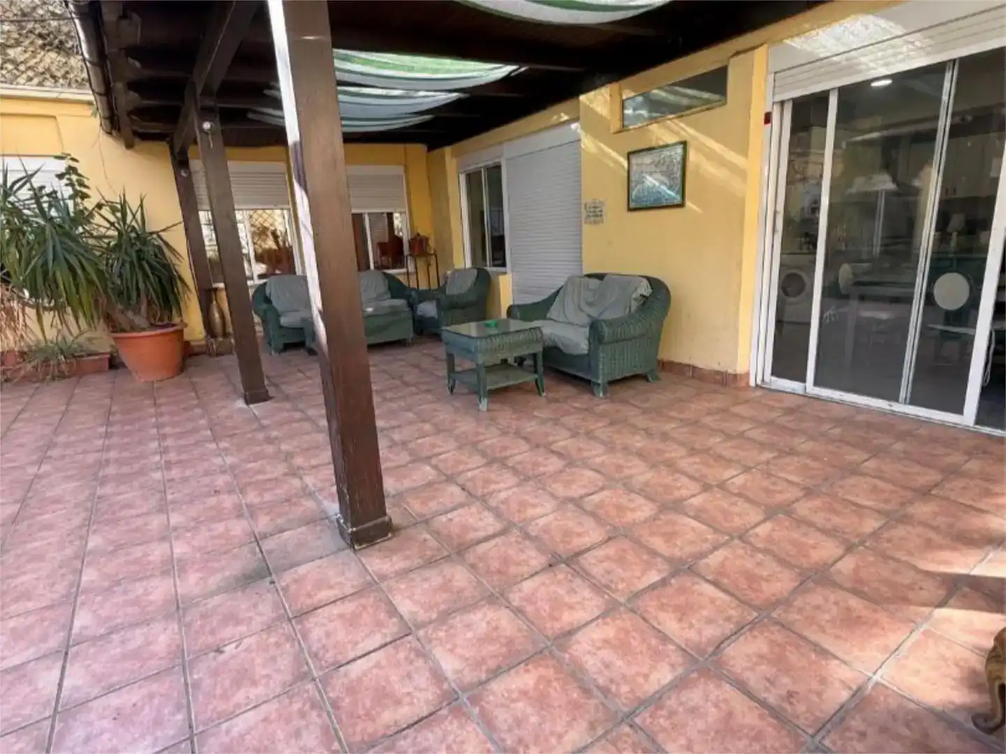 Terrasse von Wohnung zur Miete in  Zaragoza Capital mit Klimaanlage und Balkon