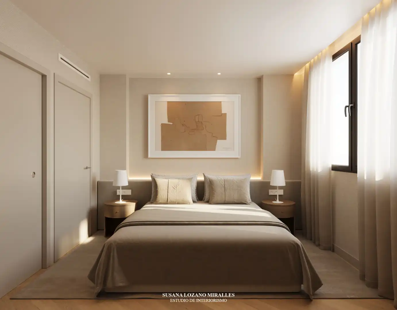 Schlafzimmer von Wohnung zum Verkauf in Valencia mit Heizung und Balkon