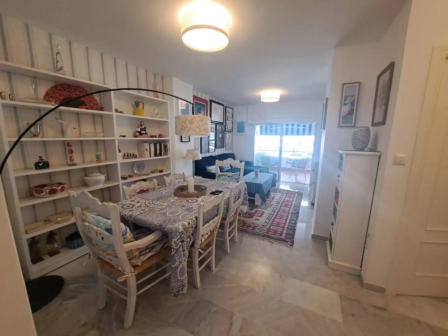 Esszimmer von Wohnung zur Miete in Marbella mit Heizung, Möbliert und Ofen