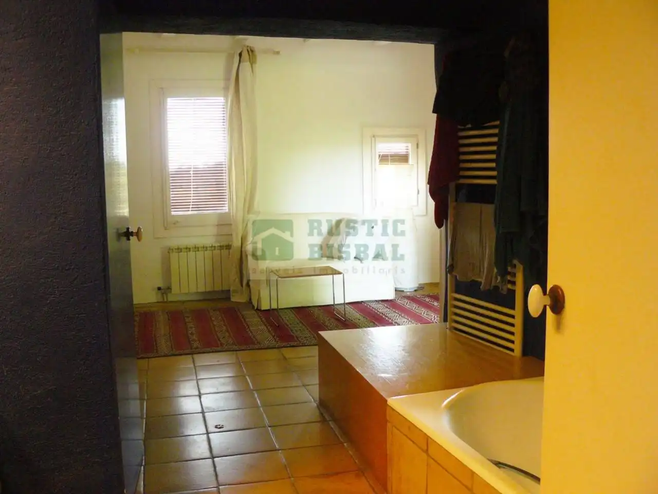 Habitación de Finca rústica de alquiler en Madremanya con Calefacción, Jardín privado y Terraza