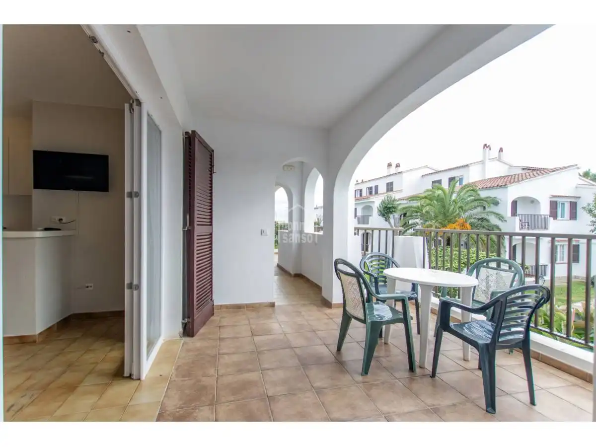 Terraza de Apartamento en venta en Alaior con Jardín privado, Terraza y Piscina