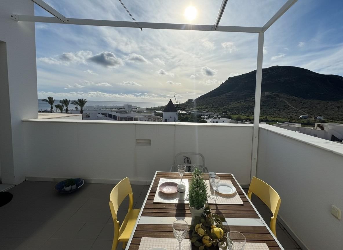 Terrace of Apartment for sale in Níjar  with Air Conditioner, Private garden and Terrace